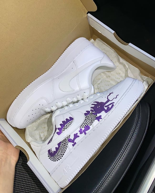Nike AF1 - Purple Twin Dragons 