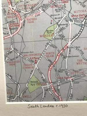 Image of South London c.1930 (Wimbledon to Cheam)