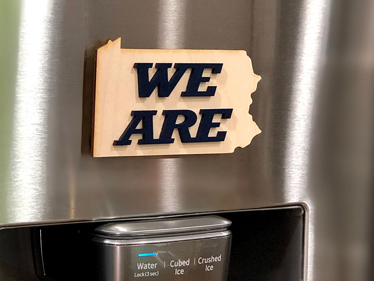Image of We Are 3D Wooden PA Magnet