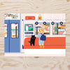 Print - Travel by train