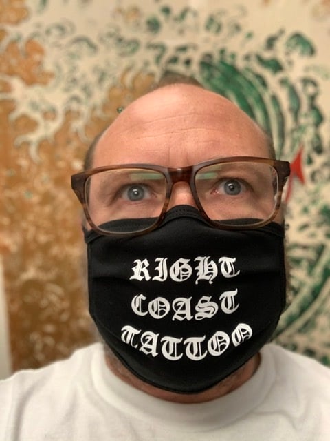 Image of RIGHT COAST TATTOO mask