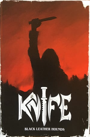 Image of KNIFE - Black Leather Hounds - (2nd limited edition/white tape)