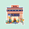  Sticker - Ramen shop