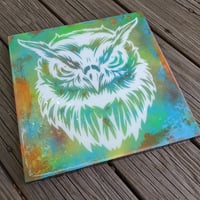 12 x 12 " Owl Wooden Panel 