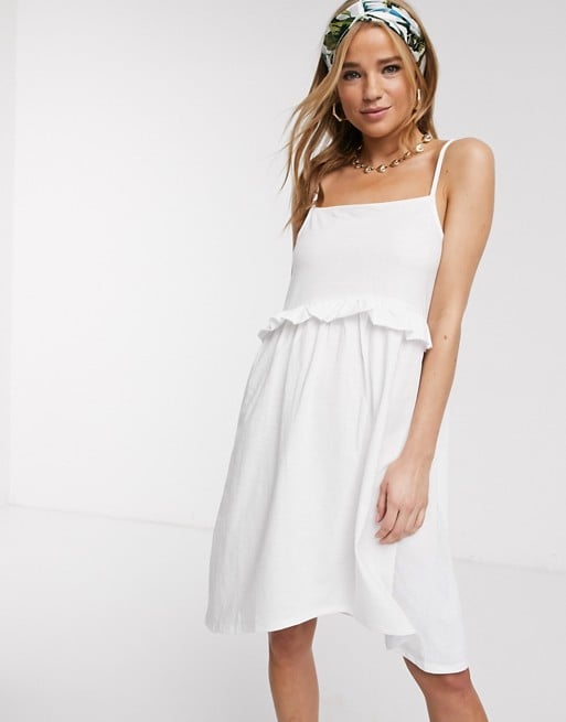 Image of Frilly Drop Seam Sundress