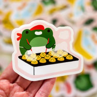 Image 2 of Sticker - Frog takoyaki