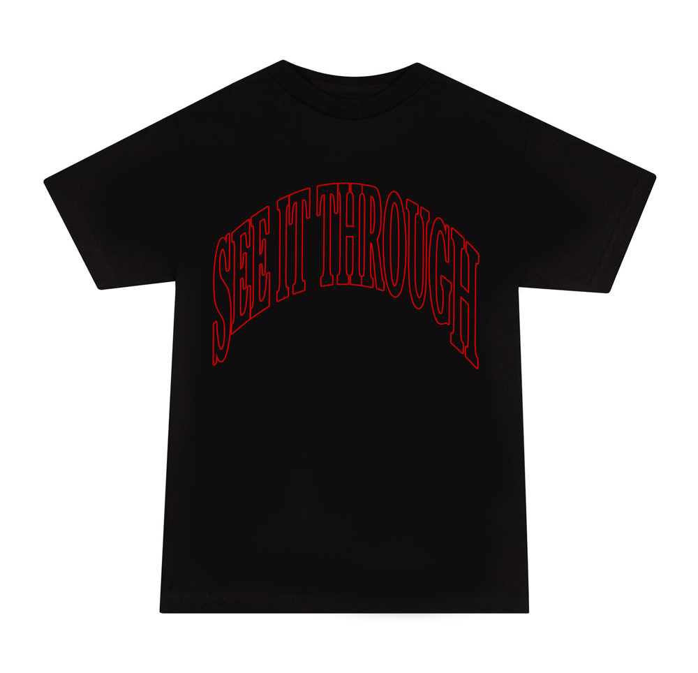 Image of See It Through Tee (Black)