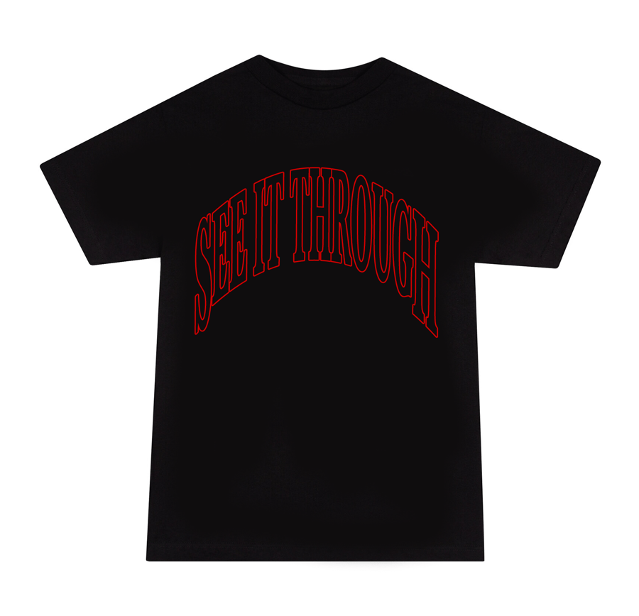 Image of See It Through Tee (Black)