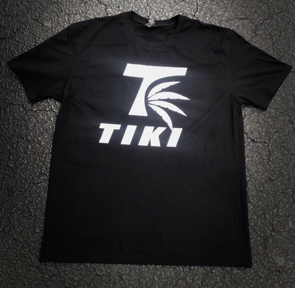 Image of Tiki Logo T-Shirt(Black)