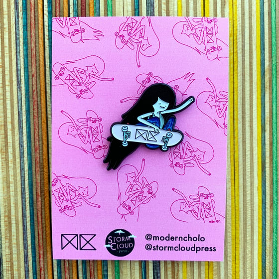 Image of Marceline the Skatepark Queen pin