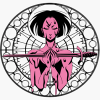 joan of melt: glow-in-the-dark sticker