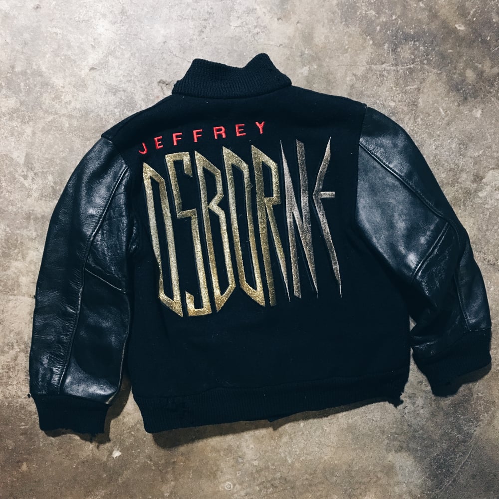 Image of Original 88’-89’ Nike Jeffrey Osborne Crew Jacket.