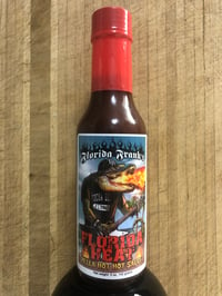 FLORIDA FRANK’S “FLORIDA HEAT” HOT SAUCE (AUTOGRAPhED BOTTLE)