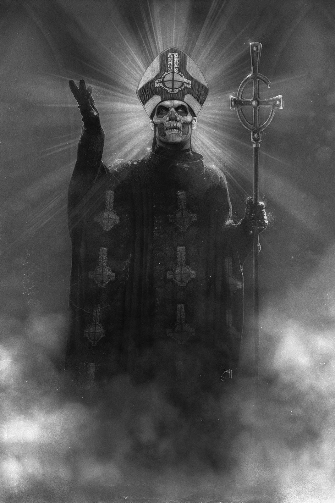 Wallpaper Ghost, band, doom, nameless ghouls, Papa Emeritus III for mobile  and desktop, section музыка, resolution 5760x3840 - download