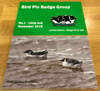 Little Auk - Nov 2018 - Bird Pin Badge Group