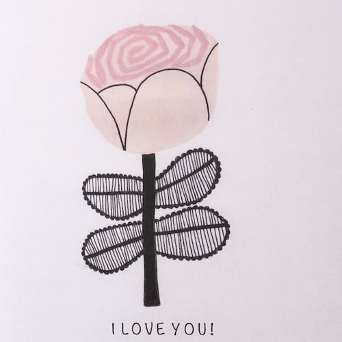 Image of I Love You!  Greetings Card