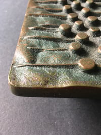 Image 4 of Bronze Push or Pull Door Handle with Dots and Lines
