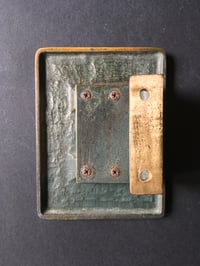 Image 5 of Bronze Push or Pull Door Handle with Dots and Lines
