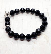 Image 2 of Black Onyx Pharaoh's Head Bracelet