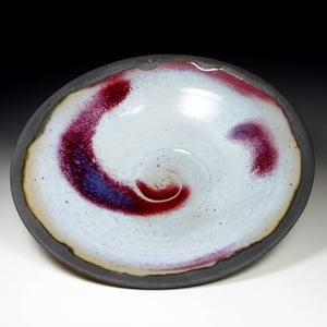 Copper red bowl (e039)