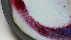 Copper red bowl (e039)