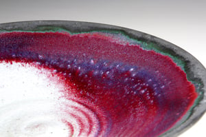 Copper red bowl (e040)