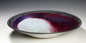 Copper red bowl (e040)