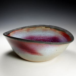 Copper red bowl (e041)