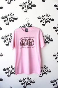 Image of win either way tee in pink 