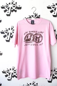 Image of win either way tee in pink 