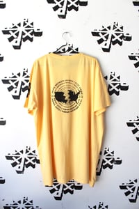Image of broken when i got here tee in bright yellow
