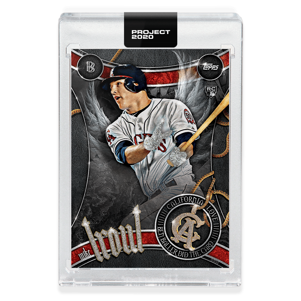 Image of Topps 2020 Project Mike Trout By Ben Baller 