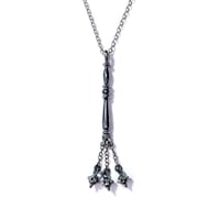 Image 1 of Flail necklace in sterling silver or gold