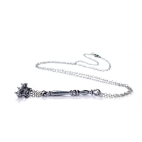 Image 2 of Flail necklace in sterling silver or gold
