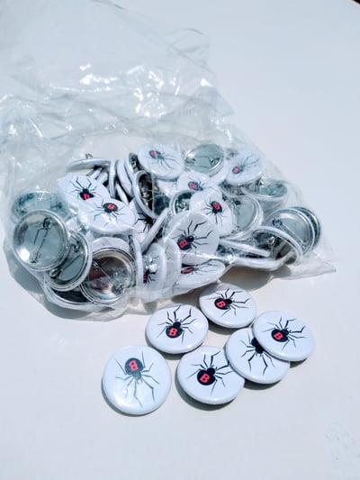 Image of BLACK WIDOW BUTTONS