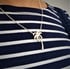Silver Palm Tree Necklace Image 4
