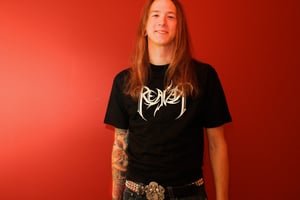 Image of Men's Reaver Logo (White on Black) T-Shirt