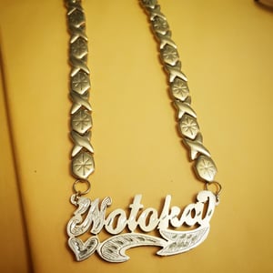 Double Plate XOXO Nameplate Necklace