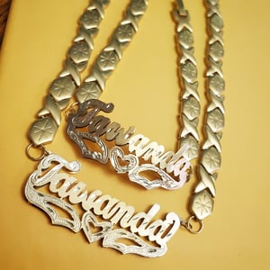 2Piece XOXO Nameplate Set 