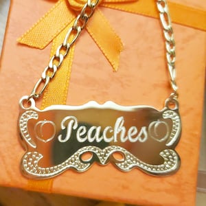 Engraved Nameplate Necklace