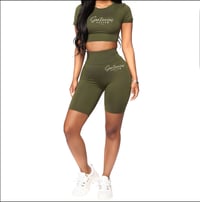 Image 1 of S. Custom Ladies 2 pc. Gym Set 
