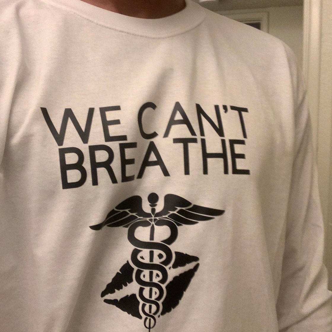 Image of Kissanurse We Cant Breathe shirt 