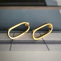 Image 1 of Modern Gold Earrings