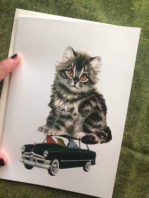 Image of Kitten Caboodle greeting card set.