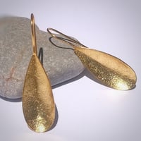 Image 3 of Drop Gold Earrings