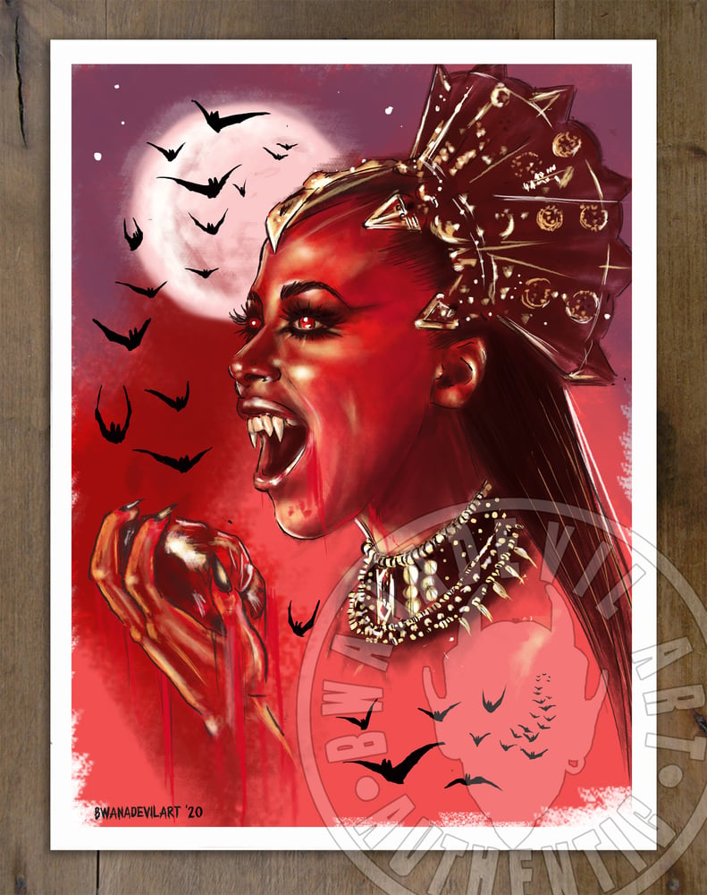 Image of Queen of the Damned Akasha (Aaliyah) Art Print