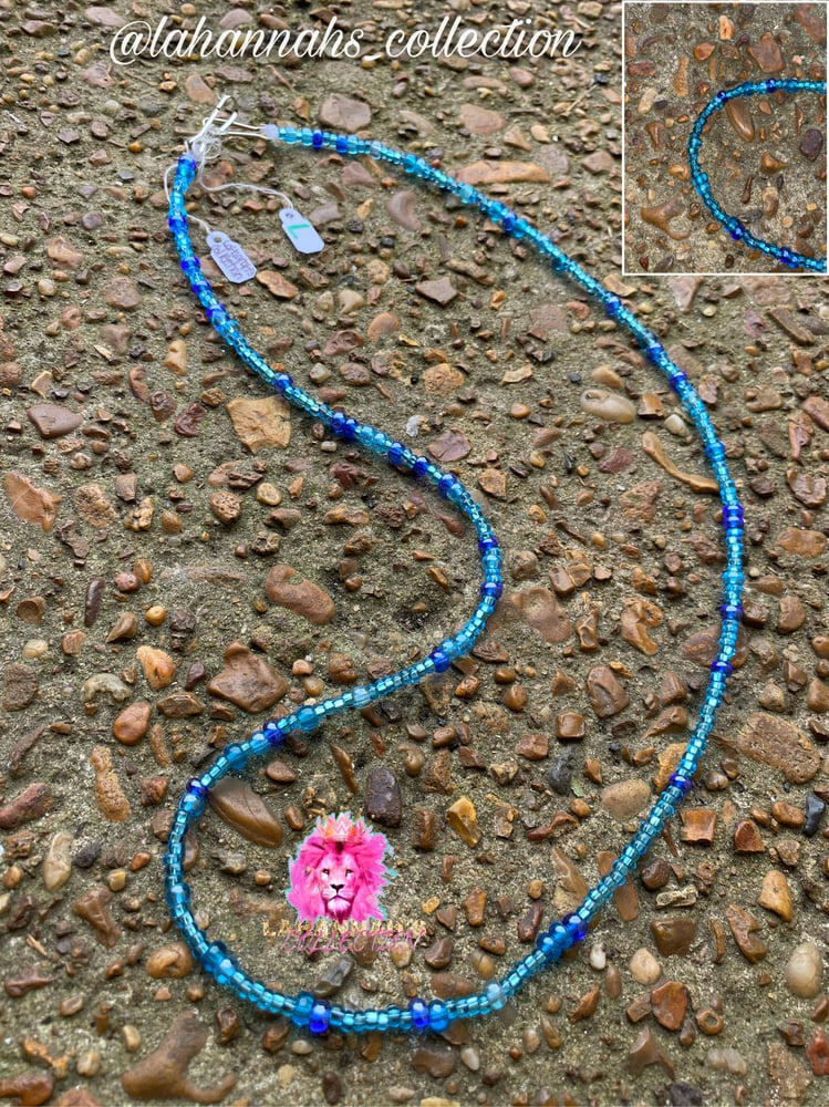 Image of Aqua Waist Beads