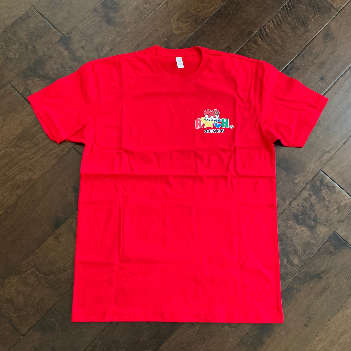 RICH GENES CLOTHING — Rich At Heart Tee (Red)