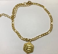 Letter anklet 