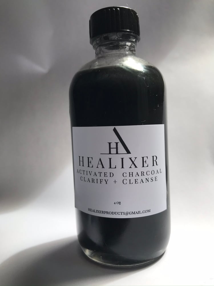 Image of HEALIXER ACTIVATED CHARCOAL CLARIFY + CLEANSE 4 oz 